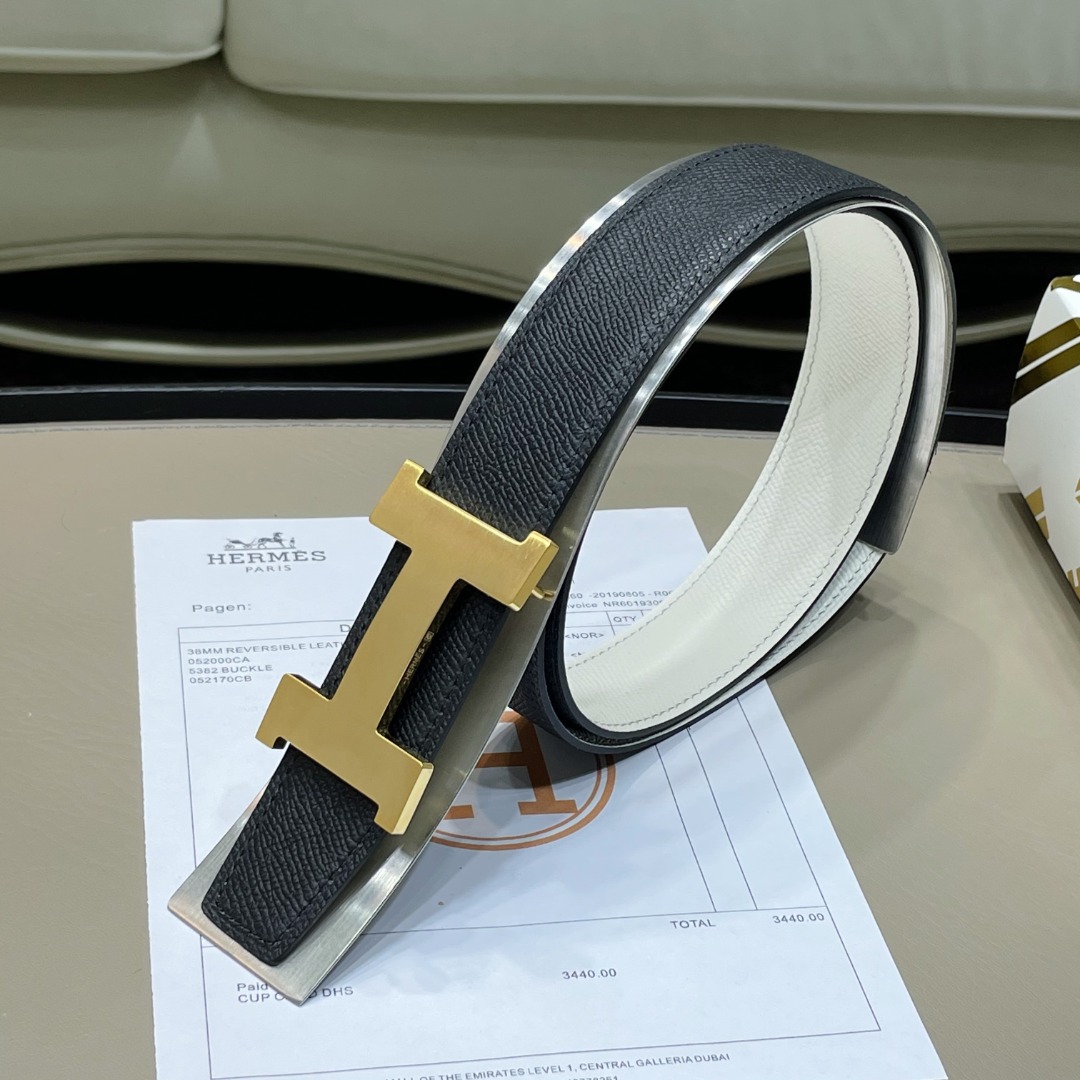 Hermès Cowhide Belt
