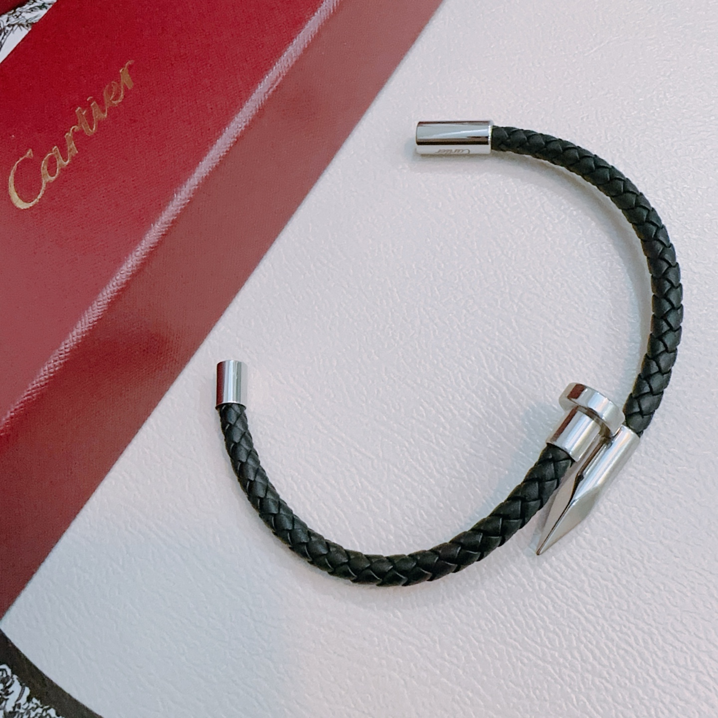 Cartier Stainless Steel Nail Bracelet - Image 2