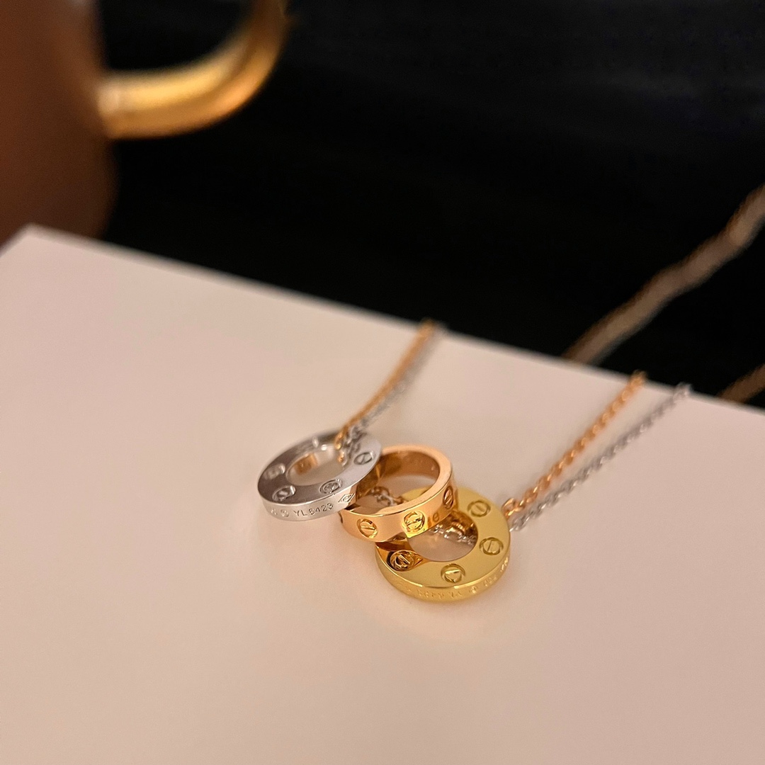Cartier 6 diamonds Love Necklace - Image 5