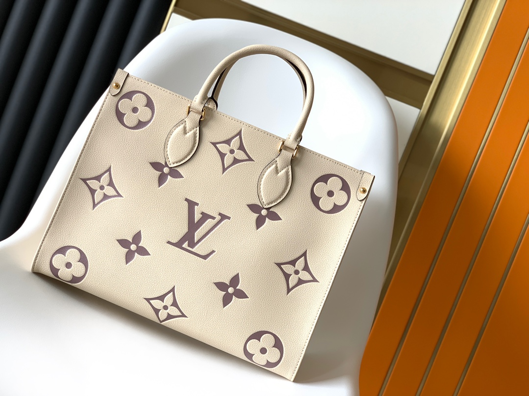 Medium Almond Print Designer-Inspired Handbag – M45494