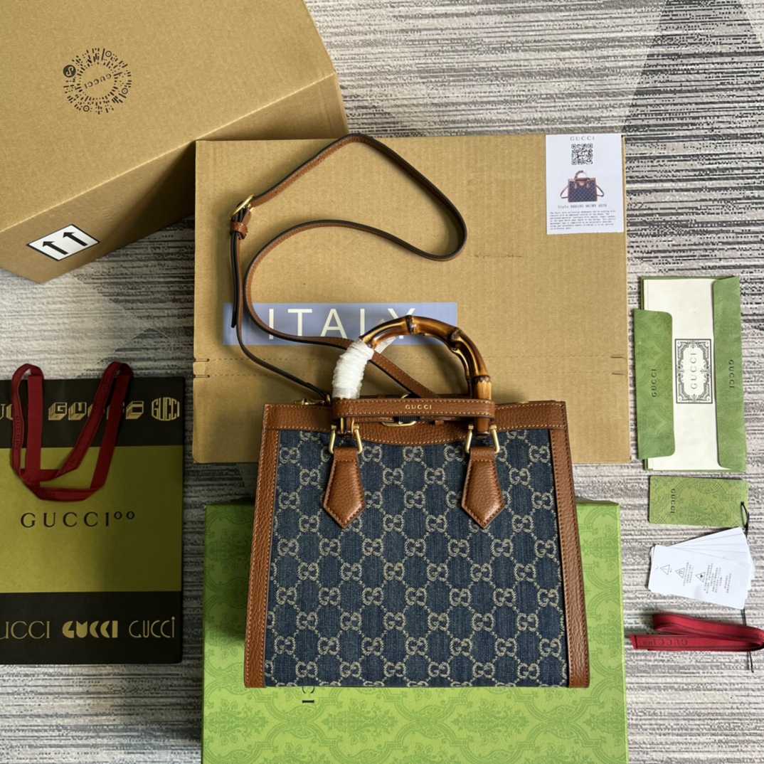 LuxeAura Bamboo Grace Leather Handbag – Medium Edition - Image 3