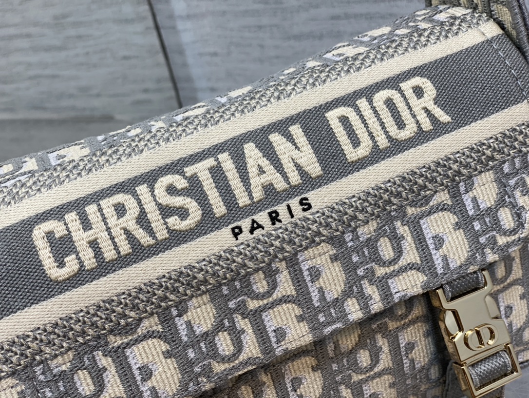 Christian Dior in Skin Gray lady Hand Bag - Image 7