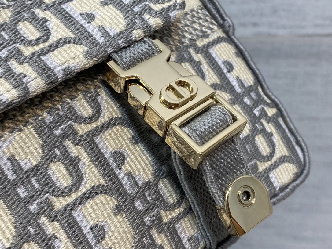Christian Dior in Skin Gray lady Hand Bag - Image 6