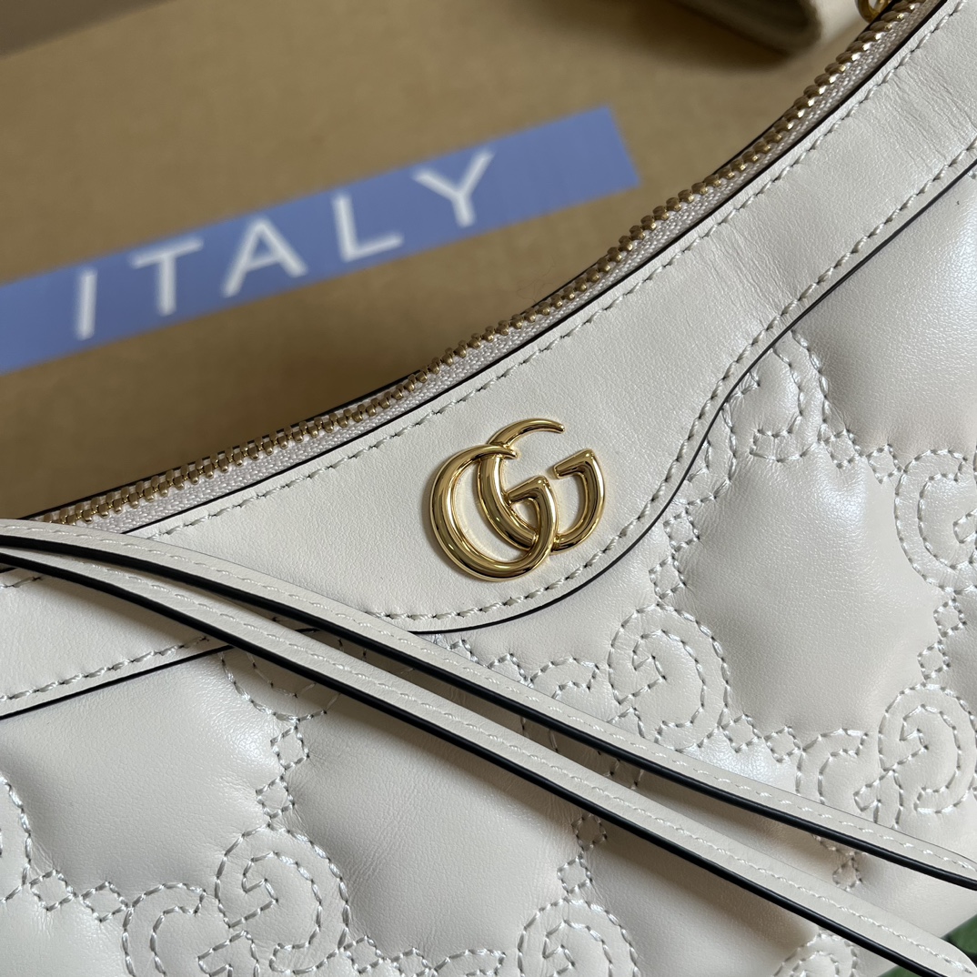 Elegant GG-Inspired Matelassé Leather Shoulder Bag – Premium Designer Style Handbag - Image 6