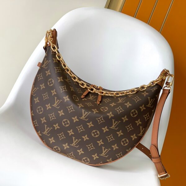 M46311 Large Moon Style Shoulder Bag – Elegant Crescent Design Handbag for Women