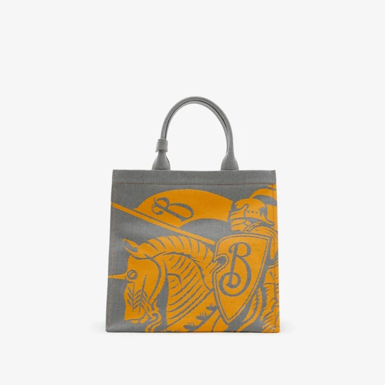 Burberry Small EKD Canvas Tote Bag - Image 3