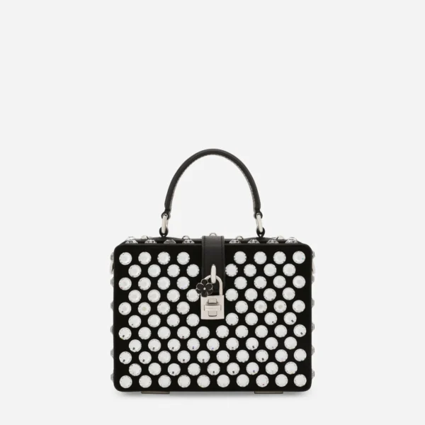 Dolce & Gabbana Suede Box Handbag