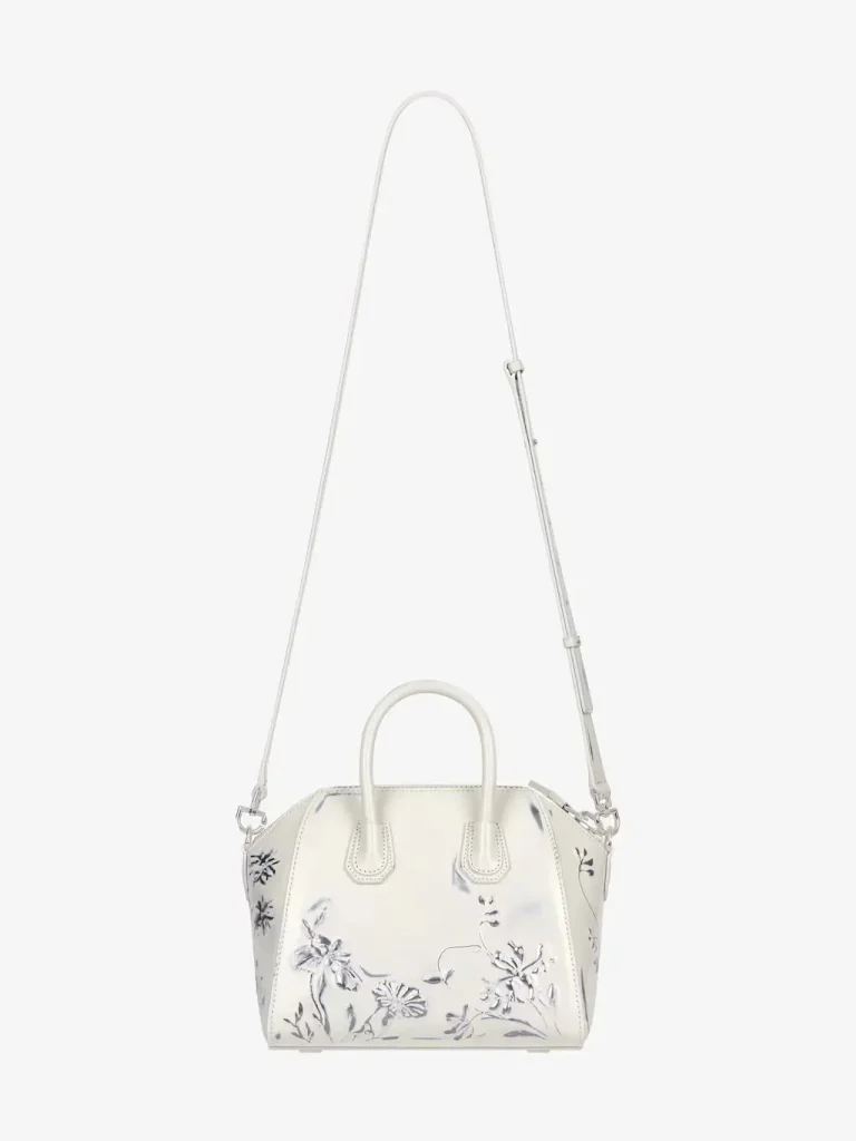 Givenchy Mini Antigona Floral Pattern Bag - Image 3