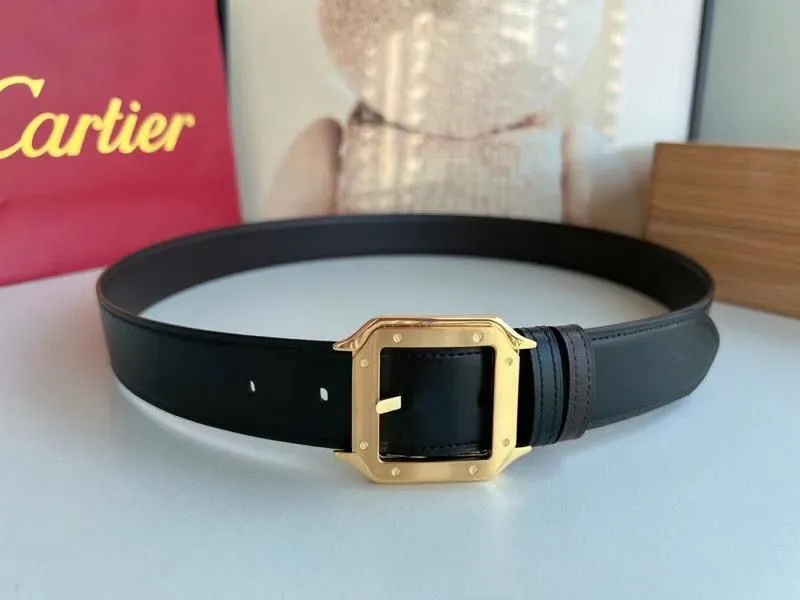 Cartier Grained Leather Belt For Men