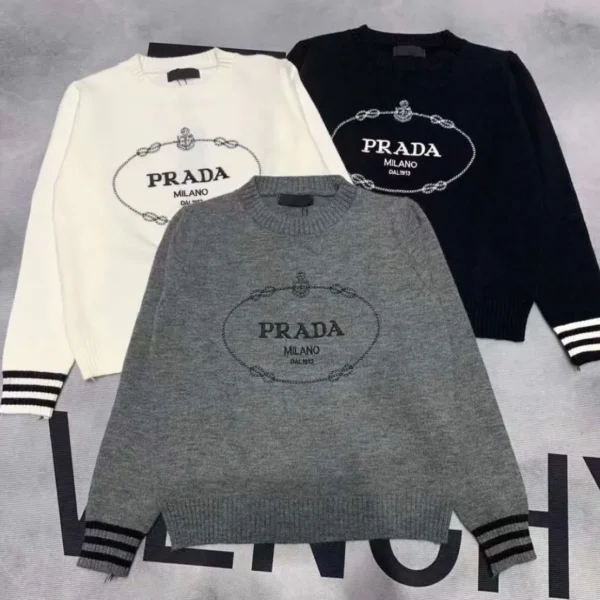 PRADA Logo Sweater In 3 Variations