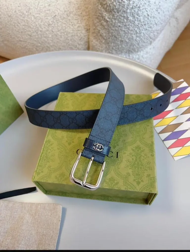 Gucci GG Leather Belt