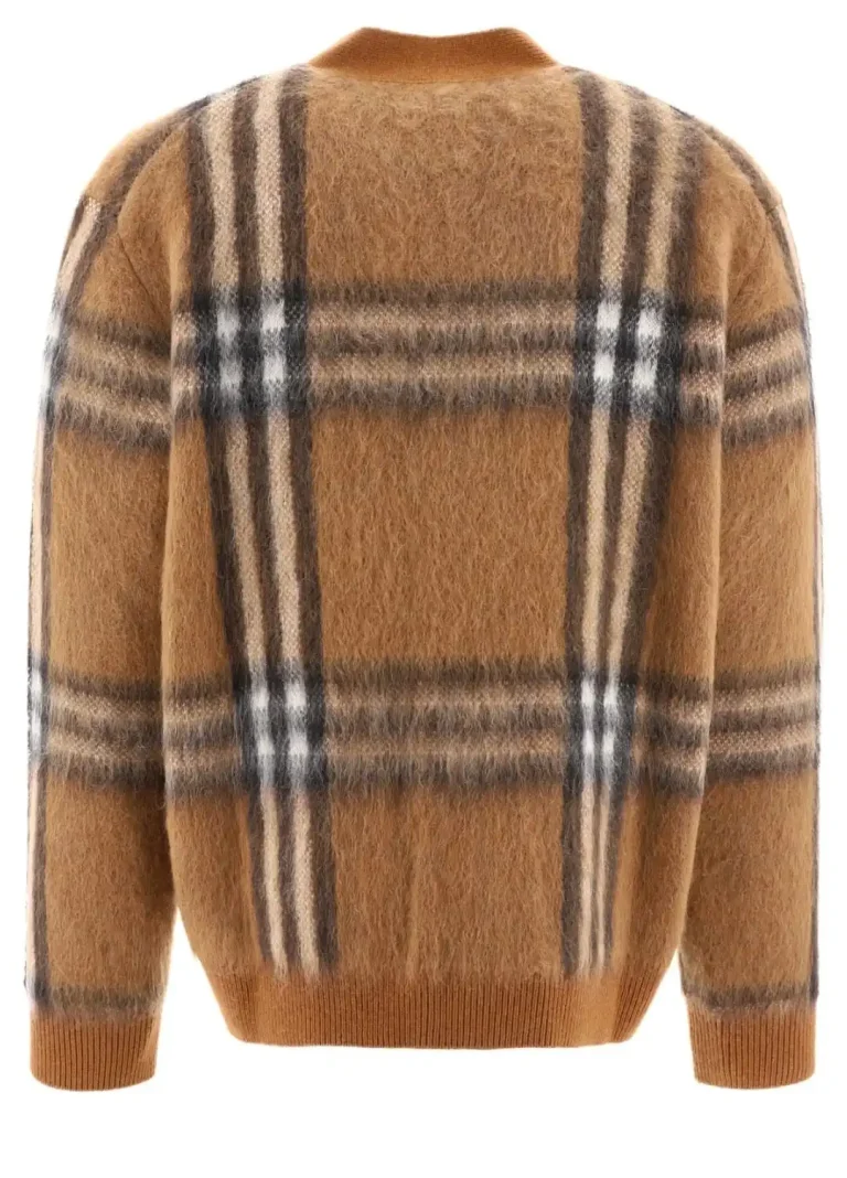Burberry Check Technical Cotton Cardigan - Image 2