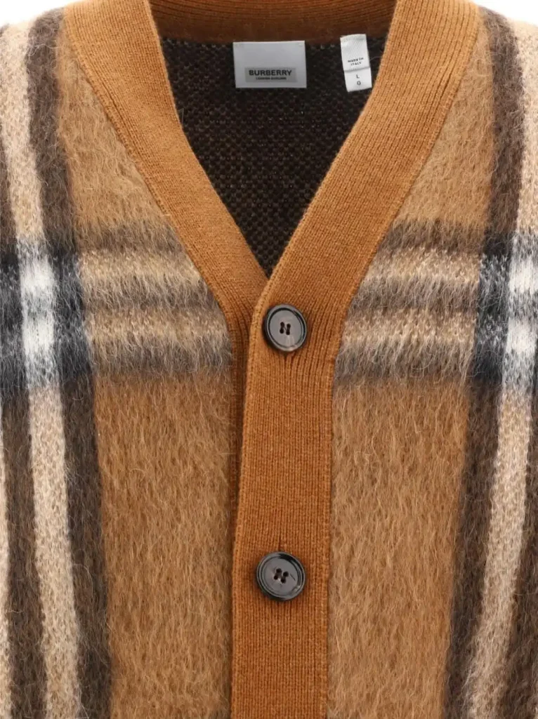 Burberry Check Technical Cotton Cardigan - Image 3
