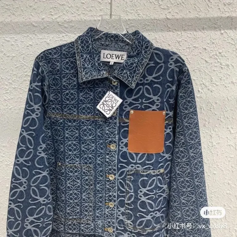 Loewe Logo Casual Denim Knot Jacket - Image 2