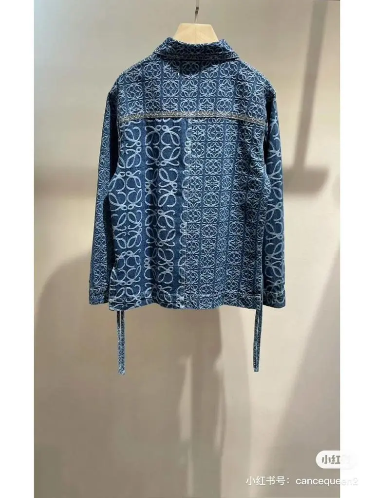 Loewe Logo Casual Denim Knot Jacket - Image 3