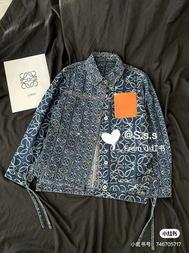 Loewe Logo Casual Denim Knot Jacket - Image 4