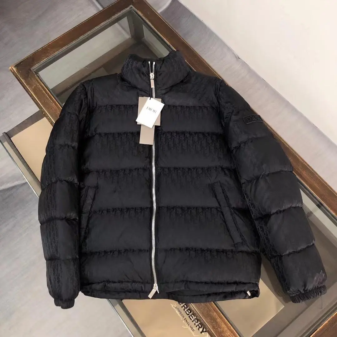 Dior Monogram Thickening Warm Puffer Jacket
