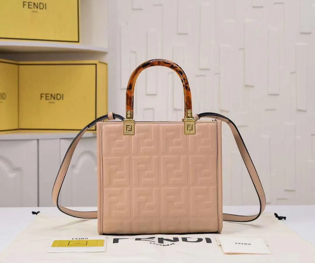 Fendi Logo Embossed Mini Shoulder Bag